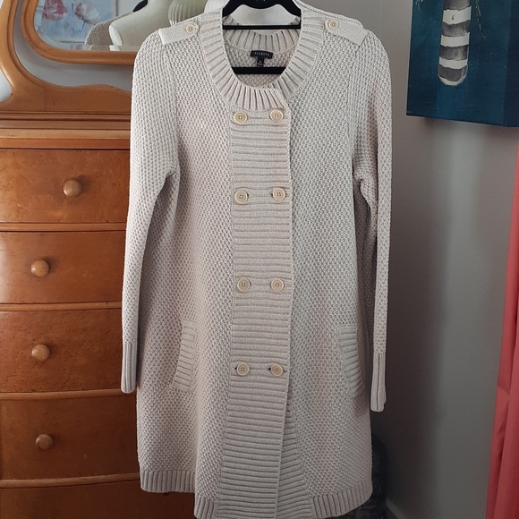 talbots long cardigan